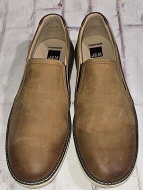 Johnston & Murphy Sheepskin Men’s Slip-On Shoes in Brown
